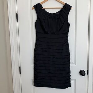 Coast Nikita Ruched Dress Black 8